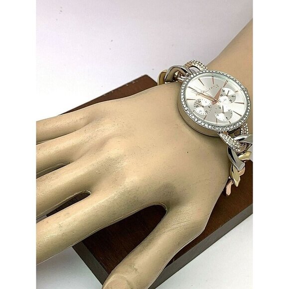 Kendall + Kylie Women's Watch Tri-Tone Stainless Steel Quartz Crystals 3… - Picture 4 of 11